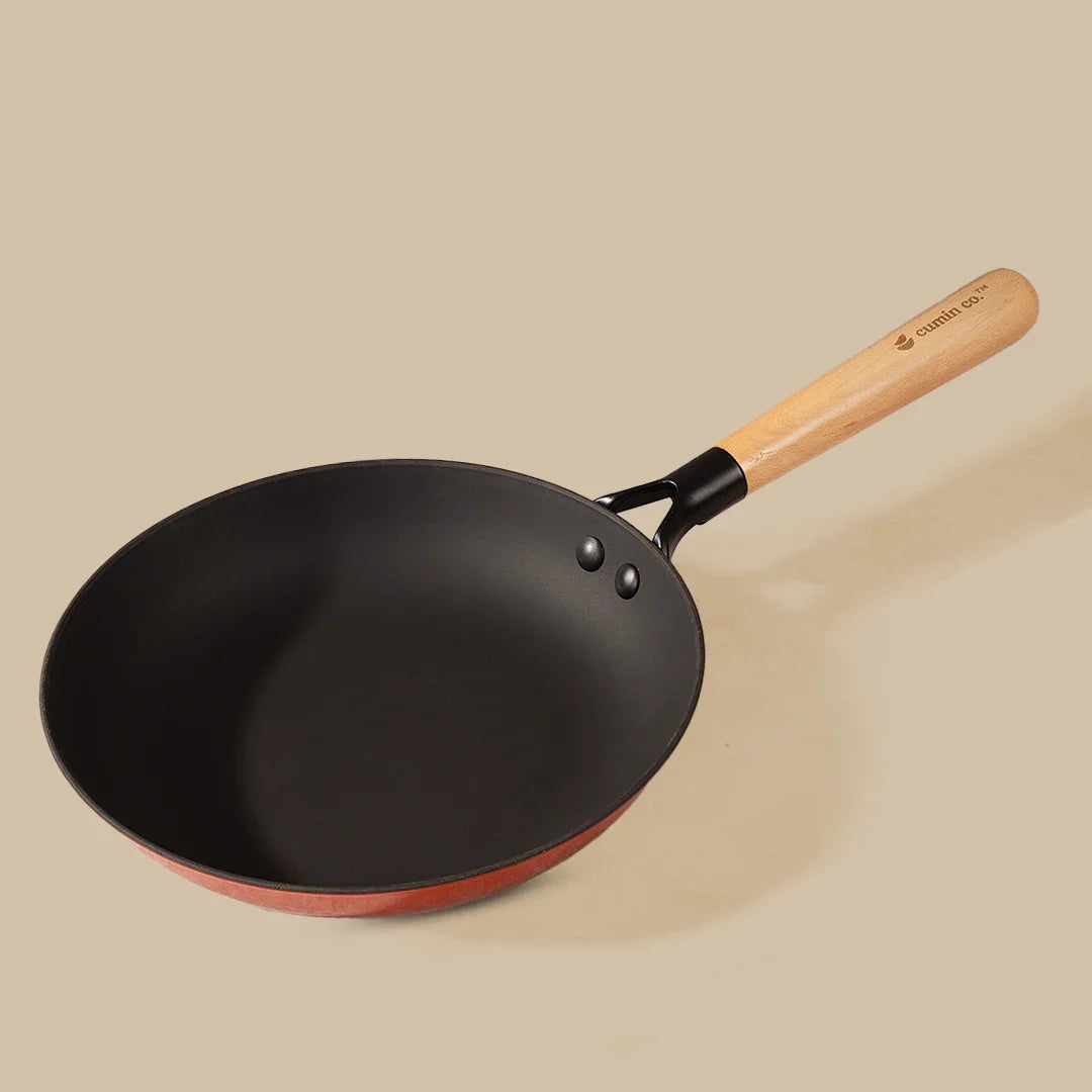No. 9 Enamel Cast Iron Pan LITE (24cm)