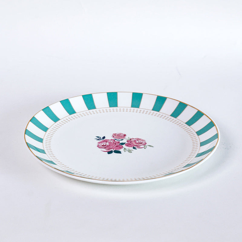 Magique by The Wishing Chair x Clay Craft, Portrait of a Rose Urmi Dinner Set of 20, For Family of 6
