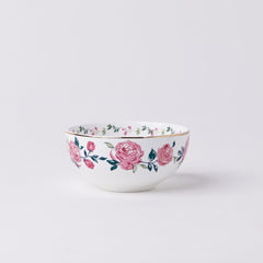 Magique by The Wishing Chair x Clay Craft, Portrait of a Rose Urmi Dinner Set of 20, For Family of 6