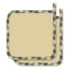 Wonderchef Fabric Waterstone Pot Holder Set, Set of 2, Beige