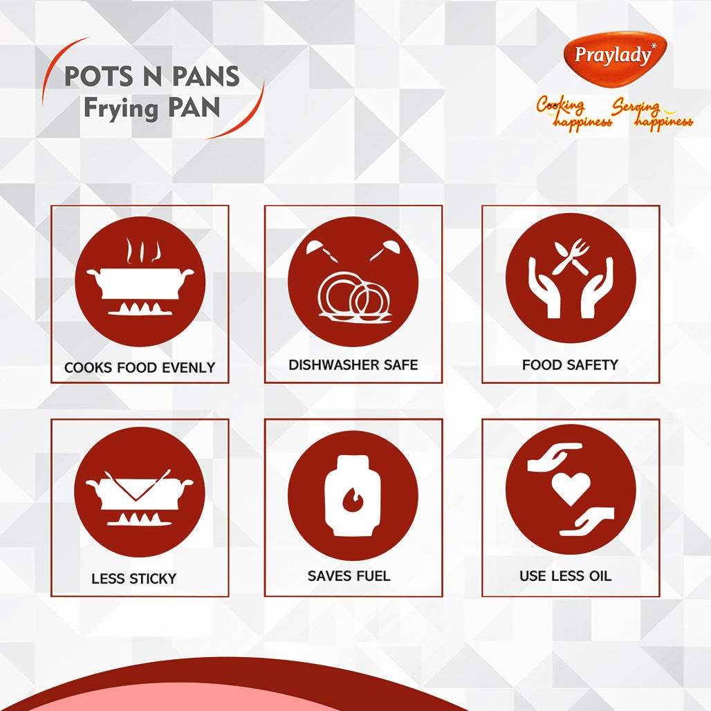 Pots & Pans Series Stainless Steel Frying Pan