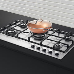 Prism Non-Stick Kadai 28cm, Copper [Induction & Gas Compatible]