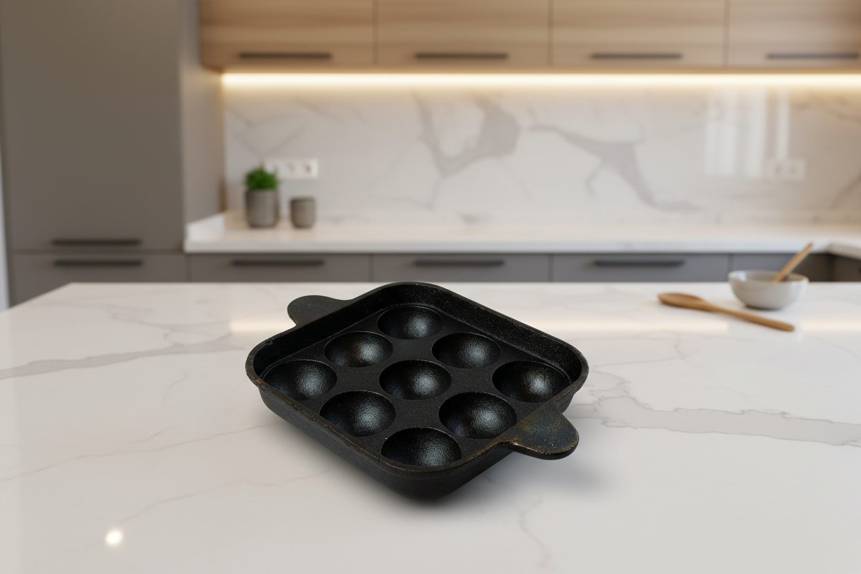 CASTrong Cast Iron Paniyaram  Pan