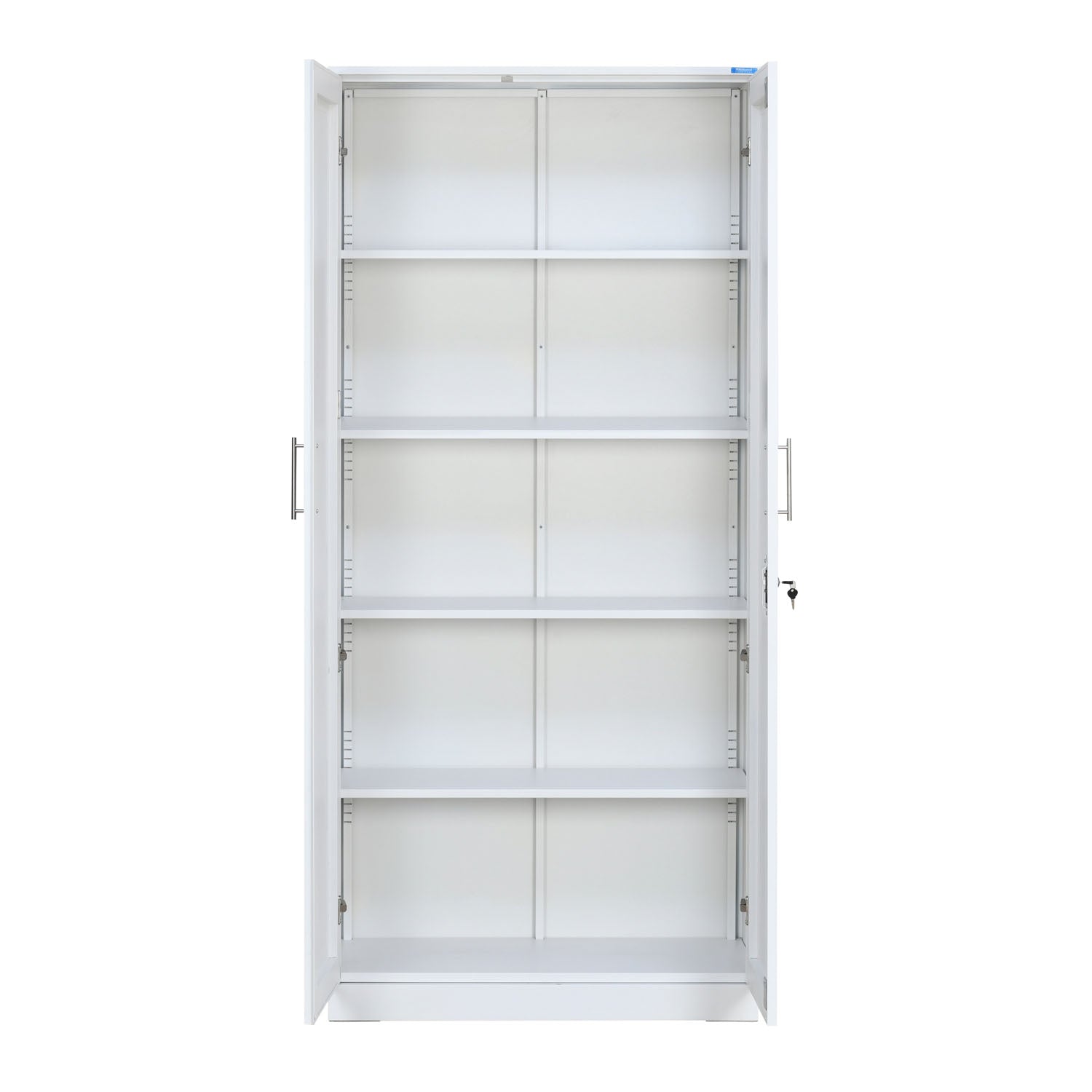 Nilkamal Rafel 2 Metal Door Wardrode (Textured White)