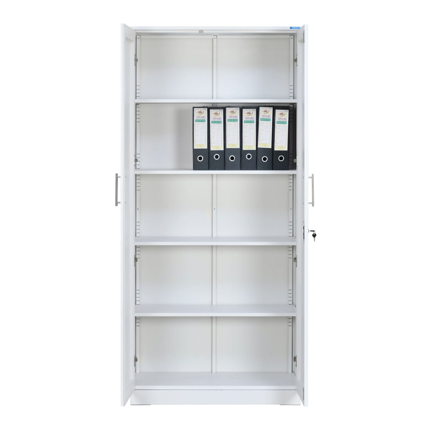 Nilkamal Rafel 2 Metal Door Wardrode (Textured White)