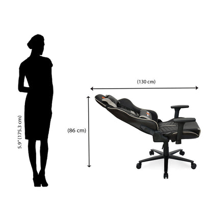 Nilkamal Fyrebird Razos Gaming Chair (Brown / Beige)