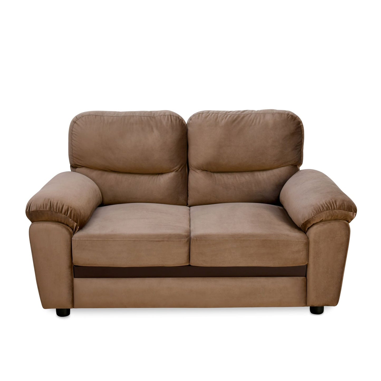 Nilkamal Rebecca Fabric 2 Seater Sofa (Brown)