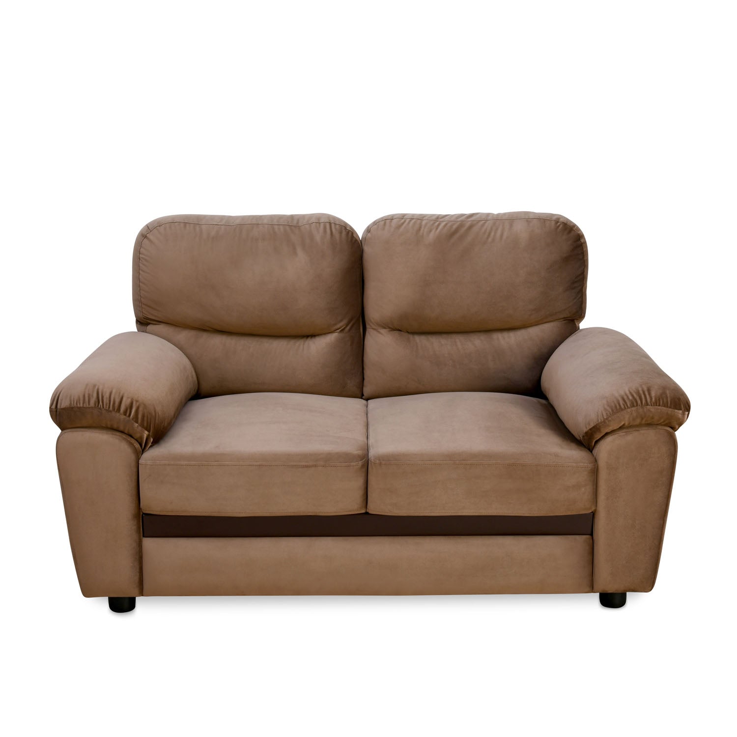 Nilkamal Rebecca Fabric 2 Seater Sofa (Brown)