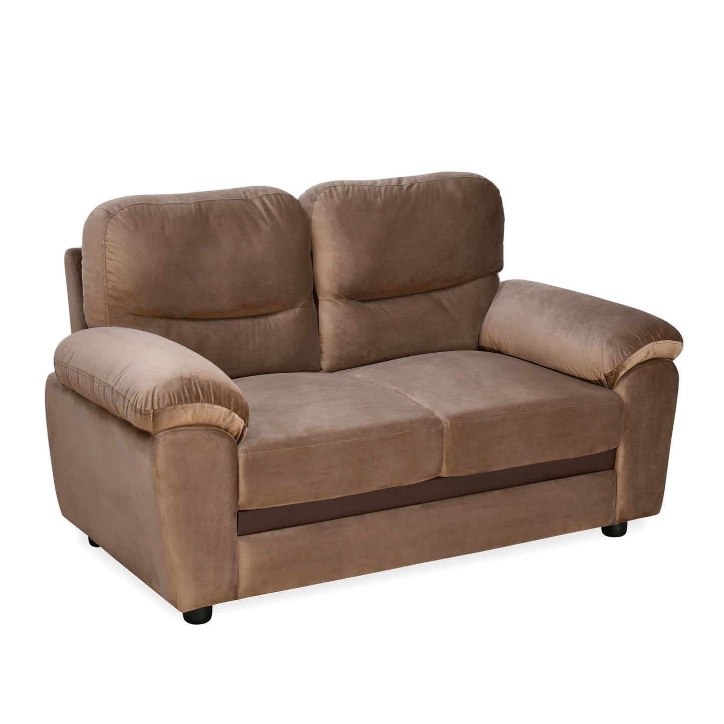 Nilkamal Rebecca Fabric 2 Seater Sofa (Brown)