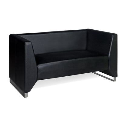 Nilkamal Reed 2 Seater Sofa (Black)