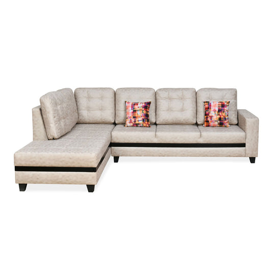 Nilkamal Regal Lounger LHS Sofa (Cream)