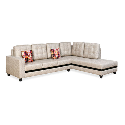 Nilkamal Regal Lounger RHS Sofa (Cream)