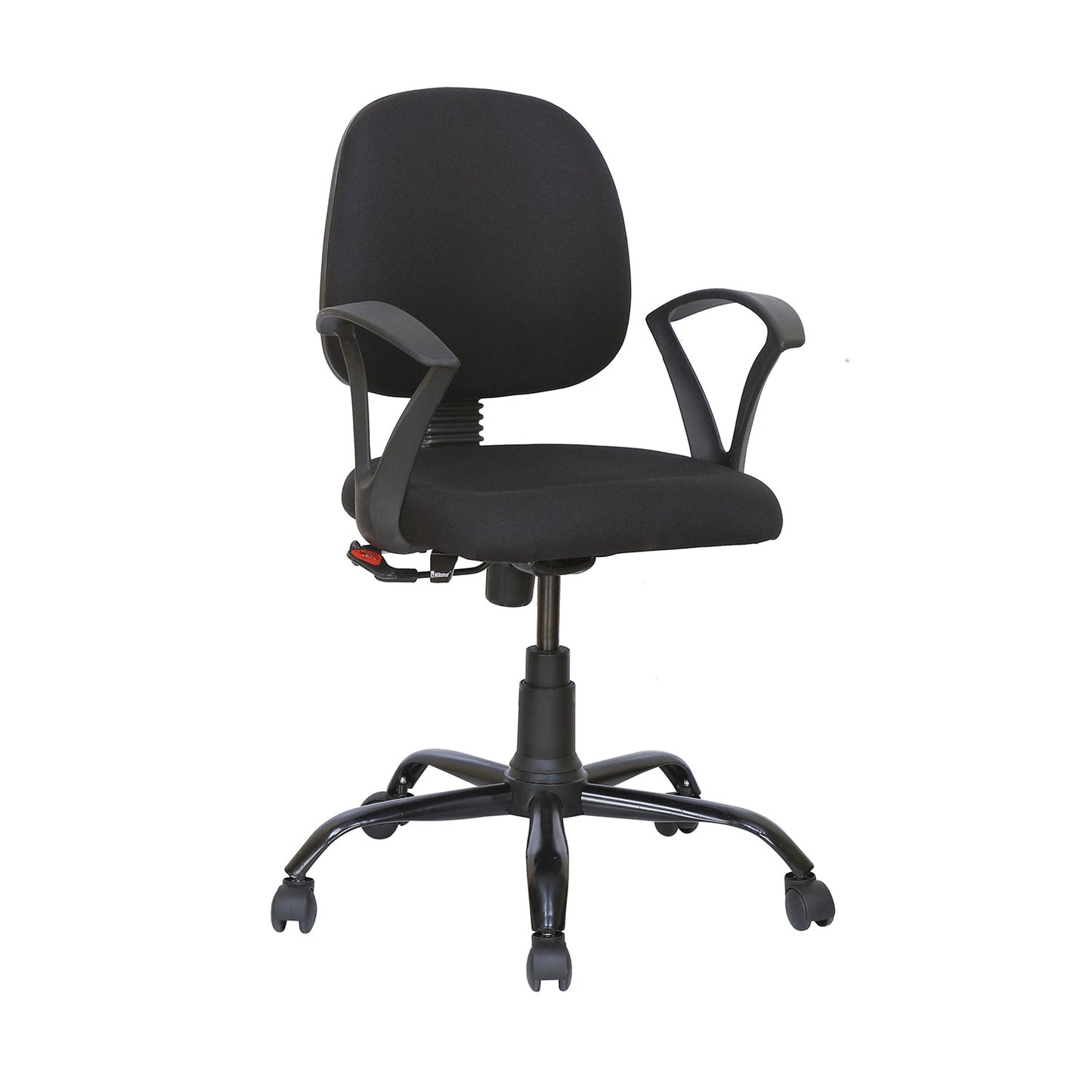 Nilkamal Remus Mid Back Fabric Chair (Black)