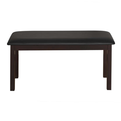 Nilkamal Ridge Multi Use Medium Sitting Bench for Living Room | Dining Room (Dark Cappuccino)
