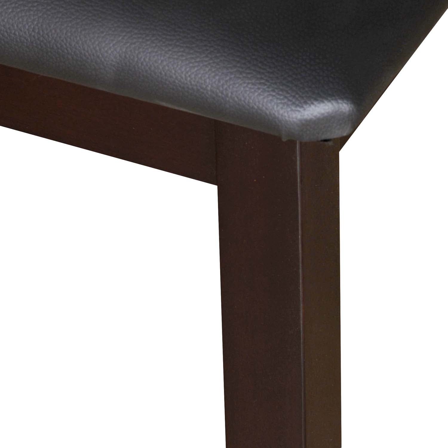 Nilkamal Ridge Multi Use Medium Sitting Bench for Living Room | Dining Room (Dark Cappuccino)