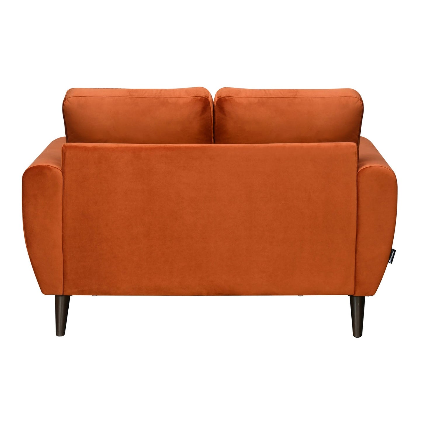 Nilkamal Rockingham Fabric 2 Seater Sofa (Rust Orange)
