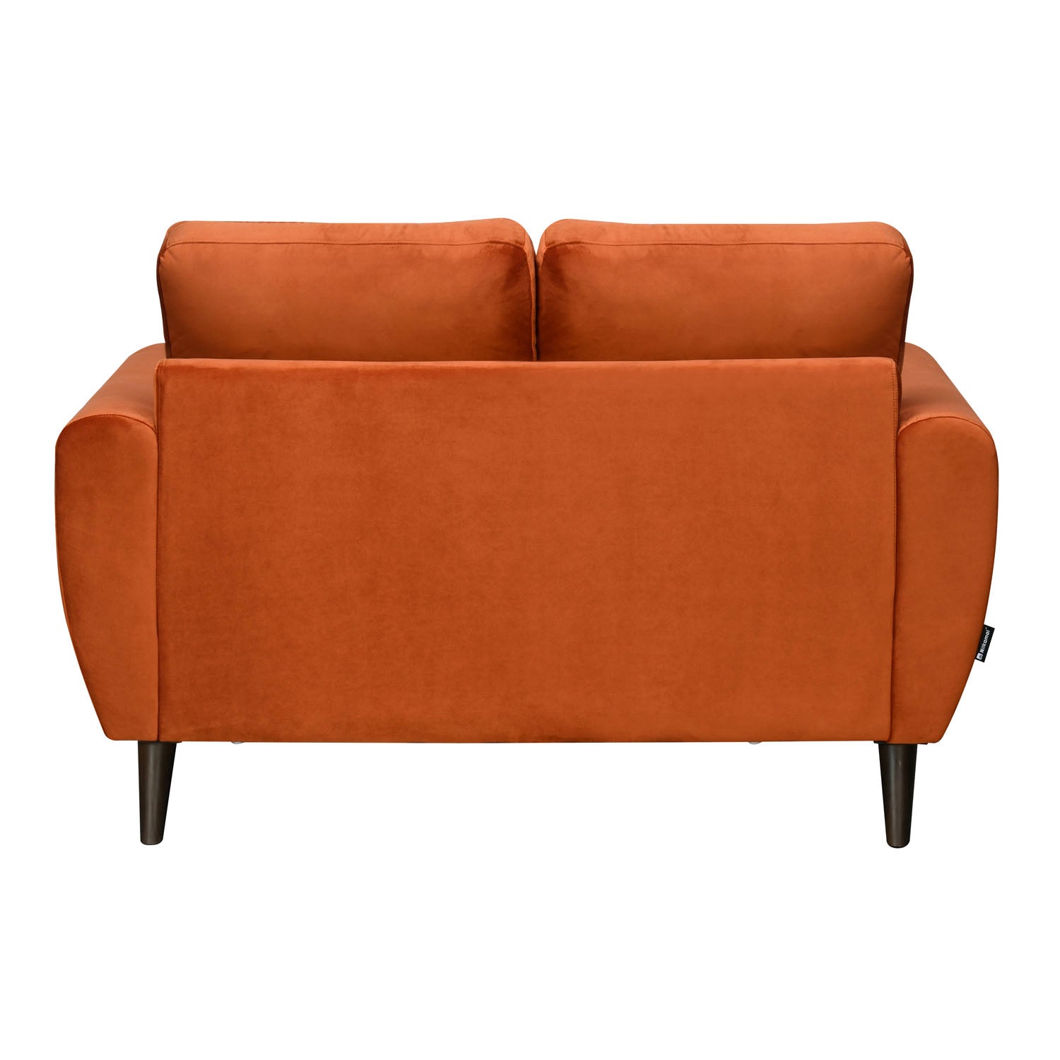 Nilkamal Rockingham Fabric 2 Seater Sofa (Rust Orange)
