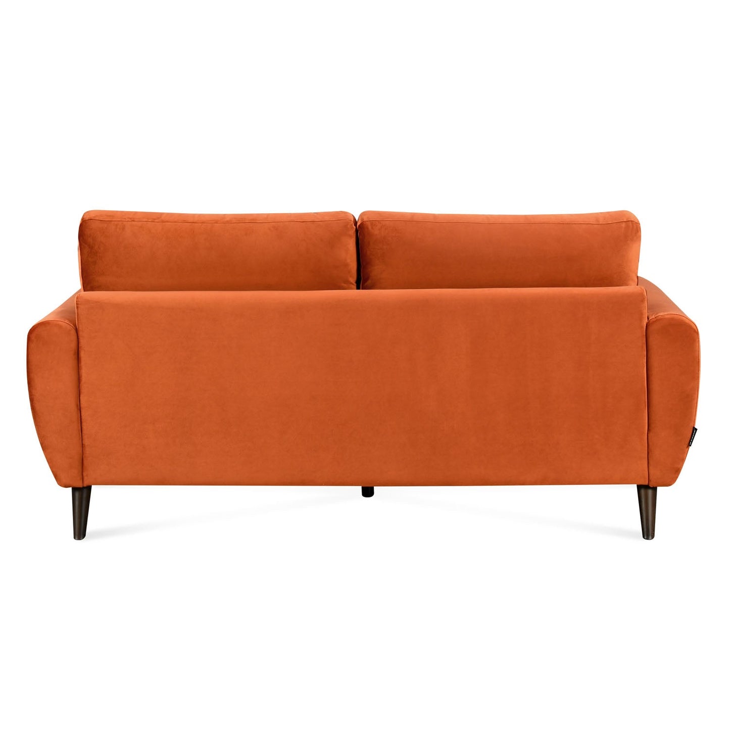 Nilkamal Rockingham Fabric 3 Seater Sofa (Rust Orange)