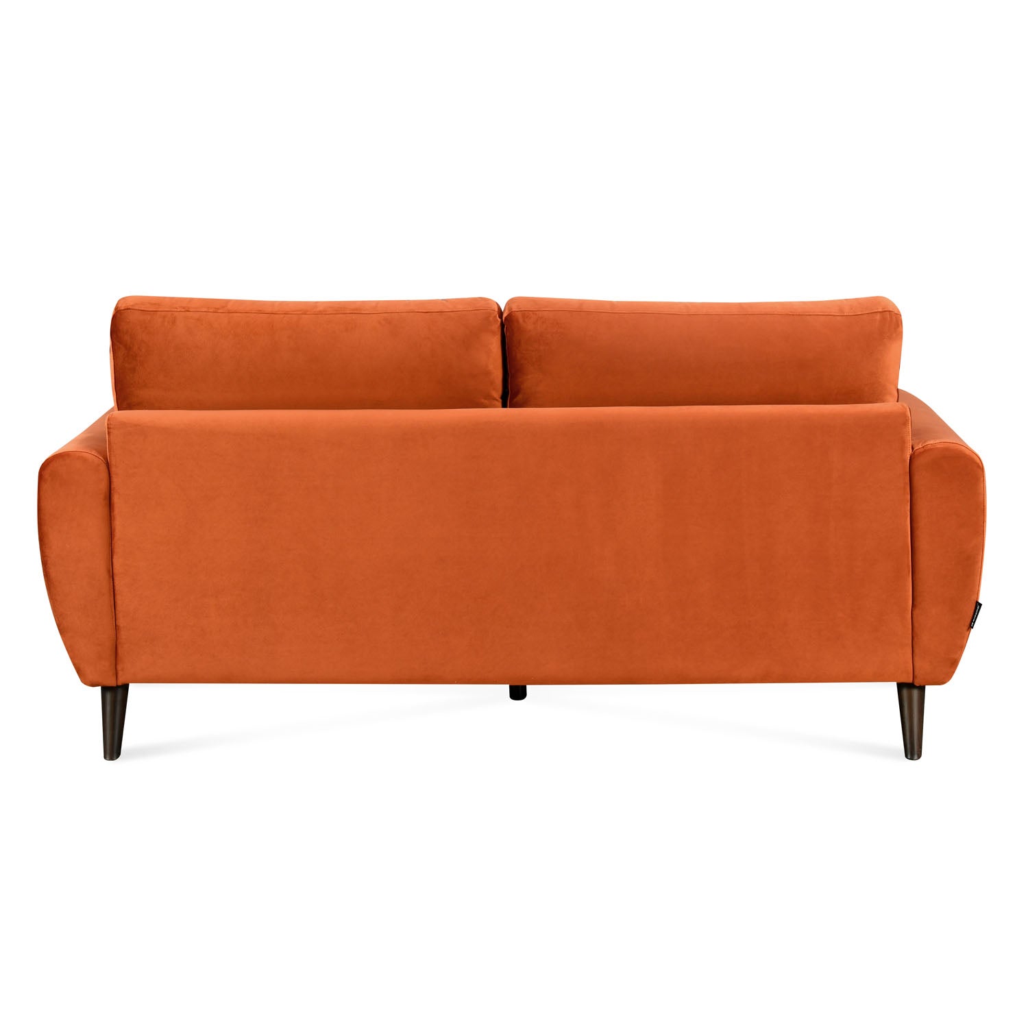 Nilkamal Rockingham Fabric 3 Seater Sofa (Rust Orange)