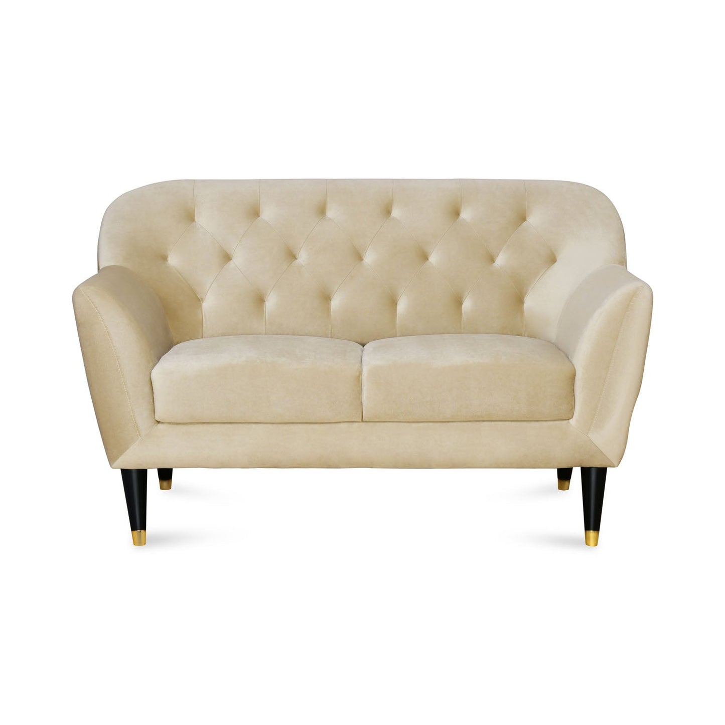 Nilkamal Roslin Fabric 2 Seater Sofa (Beige)