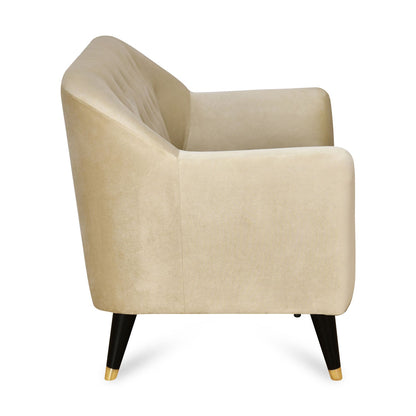 Nilkamal Roslin Fabric 2 Seater Sofa (Beige)