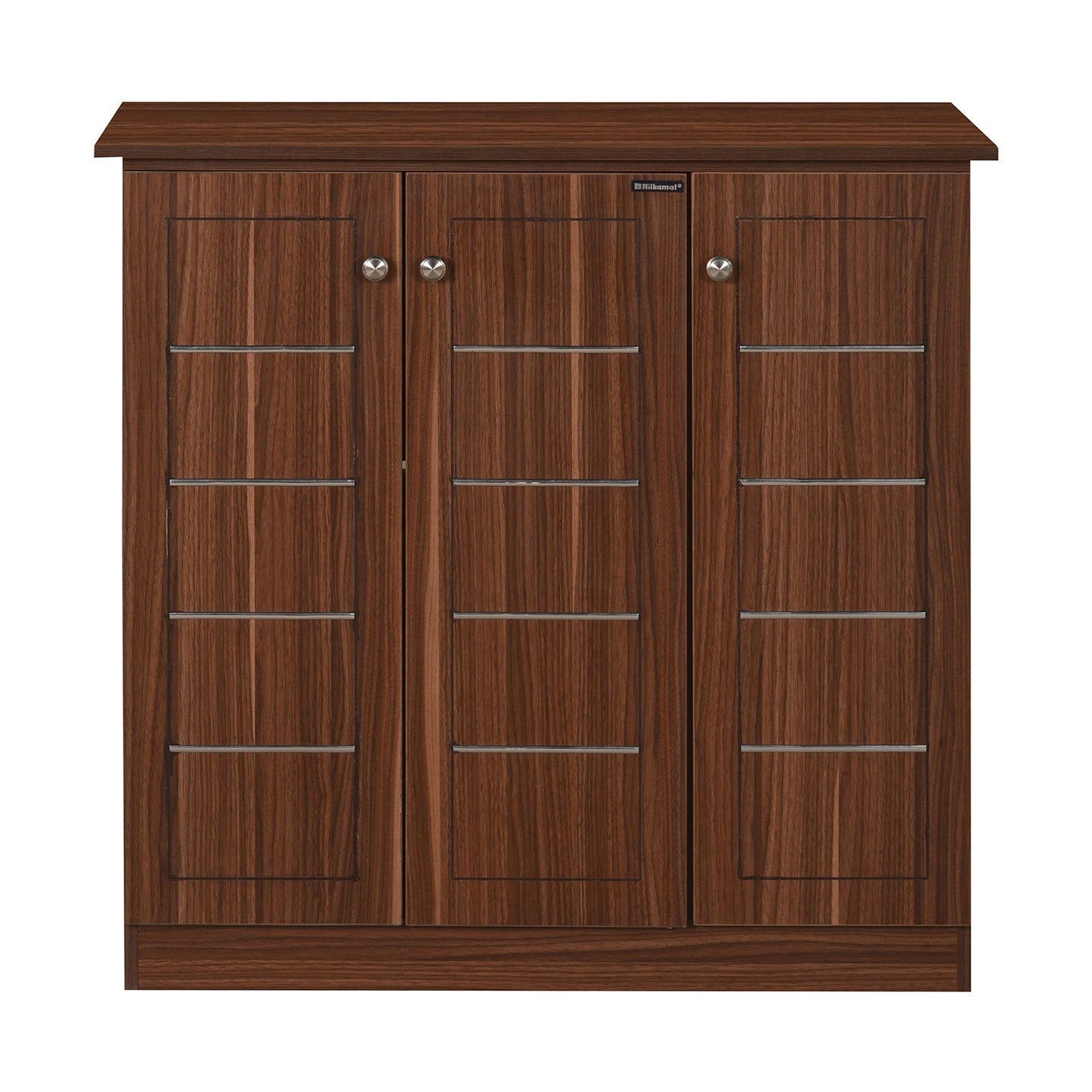 Nilkamal Rowan Shoe Cabinet (Walnut)