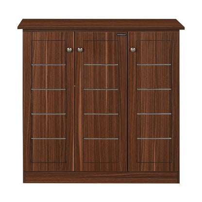 Nilkamal Rowan Shoe Cabinet (Walnut)