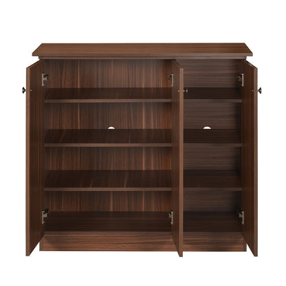 Nilkamal Rowan Shoe Cabinet (Walnut)
