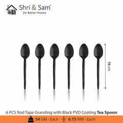Stainless Steel 24 PCS Cutlery Set with PVD Coating Rod Tape Granding