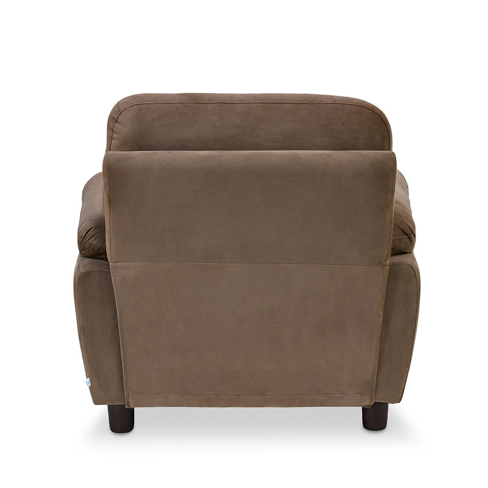 Nilkamal Rebecca 1 Seater Velvette Sofa (Brown)