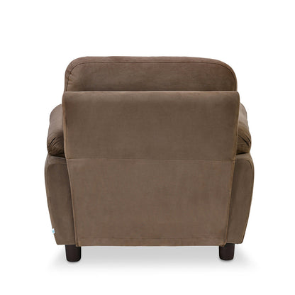 Nilkamal Rebecca 1 Seater Velvette Sofa (Brown)