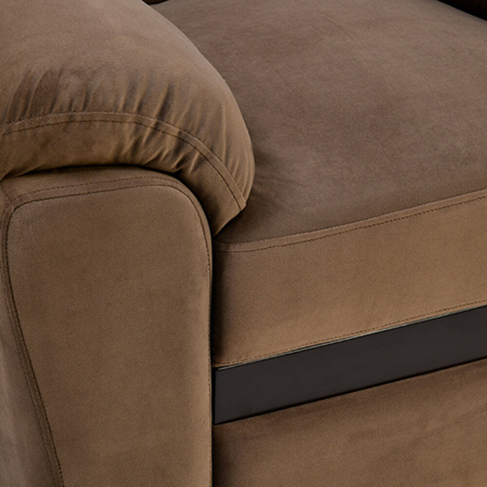 Nilkamal Rebecca 1 Seater Velvette Sofa (Brown)