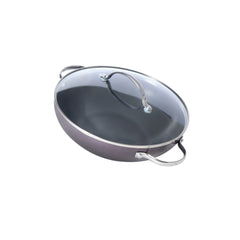Meyer Luminescence Non-Stick 8-Piece Cookware Set, Red (Saucepan+Kadai+Frypan+Tawa+Accessories)