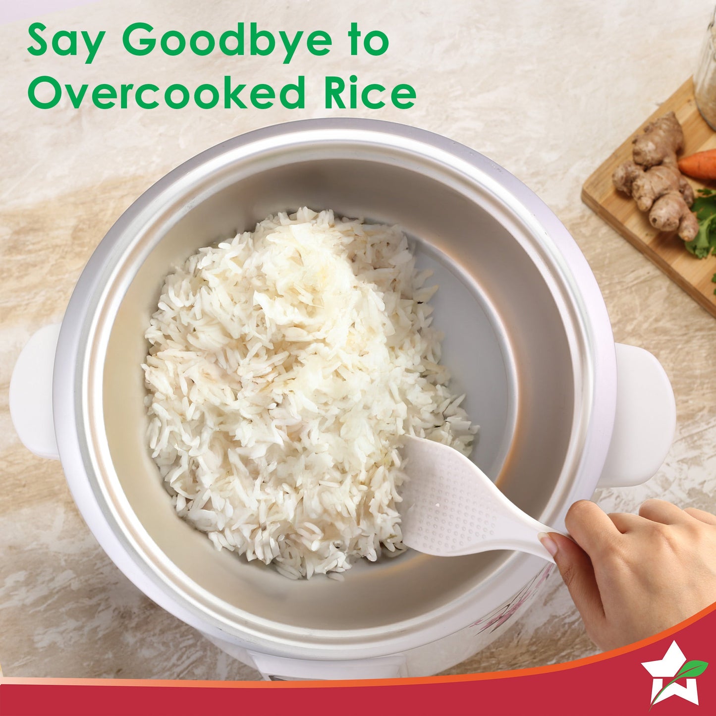 Regalia Electric Rice Cooker | 1.8 L, 700W | 2 Non-stick Bowls Serve 7-8 | Keep Warm Function | Uniform Cooking | Steam Veggies, Make Pulao, Khichdi, Momos | 2-Year Warranty