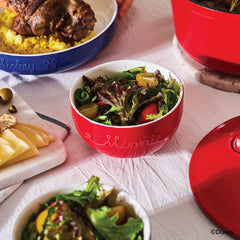 Meyer Disney Bon Voyage Ceramic Ramen Bowl Set of 2, 1 L Each (Red and Blue)