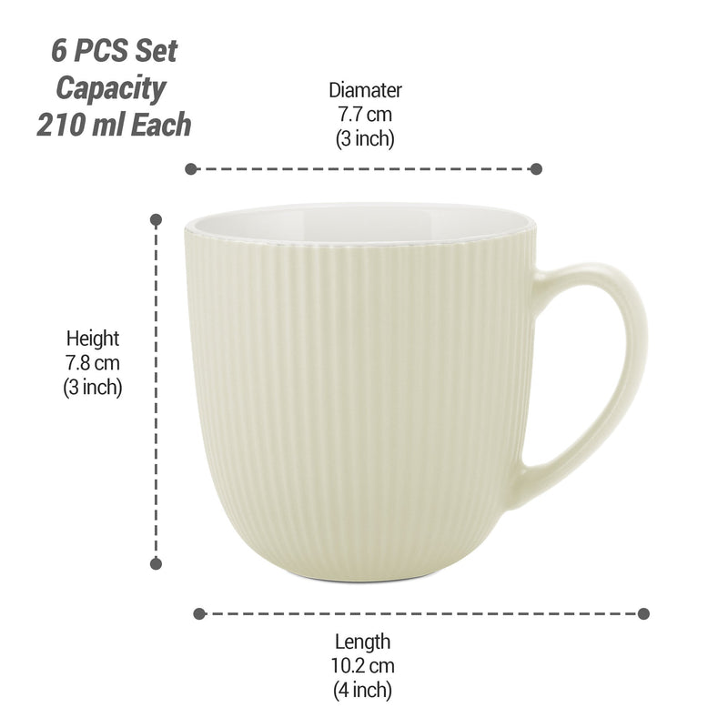 Ridge Ceramic Mug (Treo by Milton)