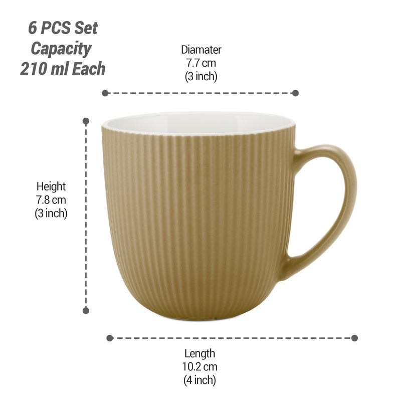 Ridge Ceramic Mug (Treo by Milton)