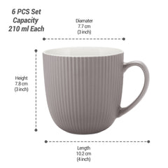 Ridge Ceramic Mug (Treo by Milton)