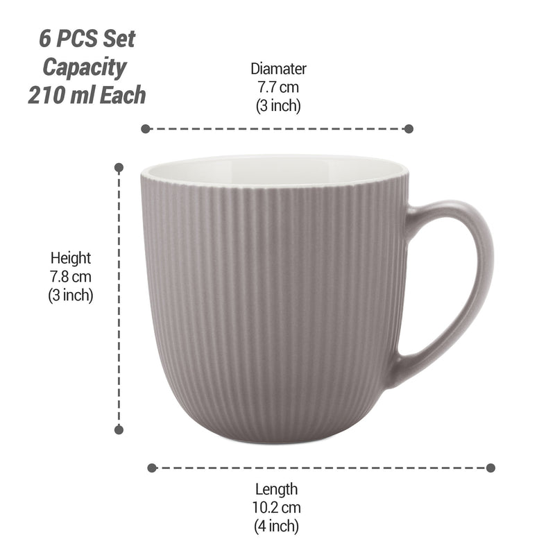 Ridge Ceramic Mug (Treo by Milton)