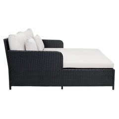 Heper Outdoor Poolside Sunbed With Cushion Daybed
