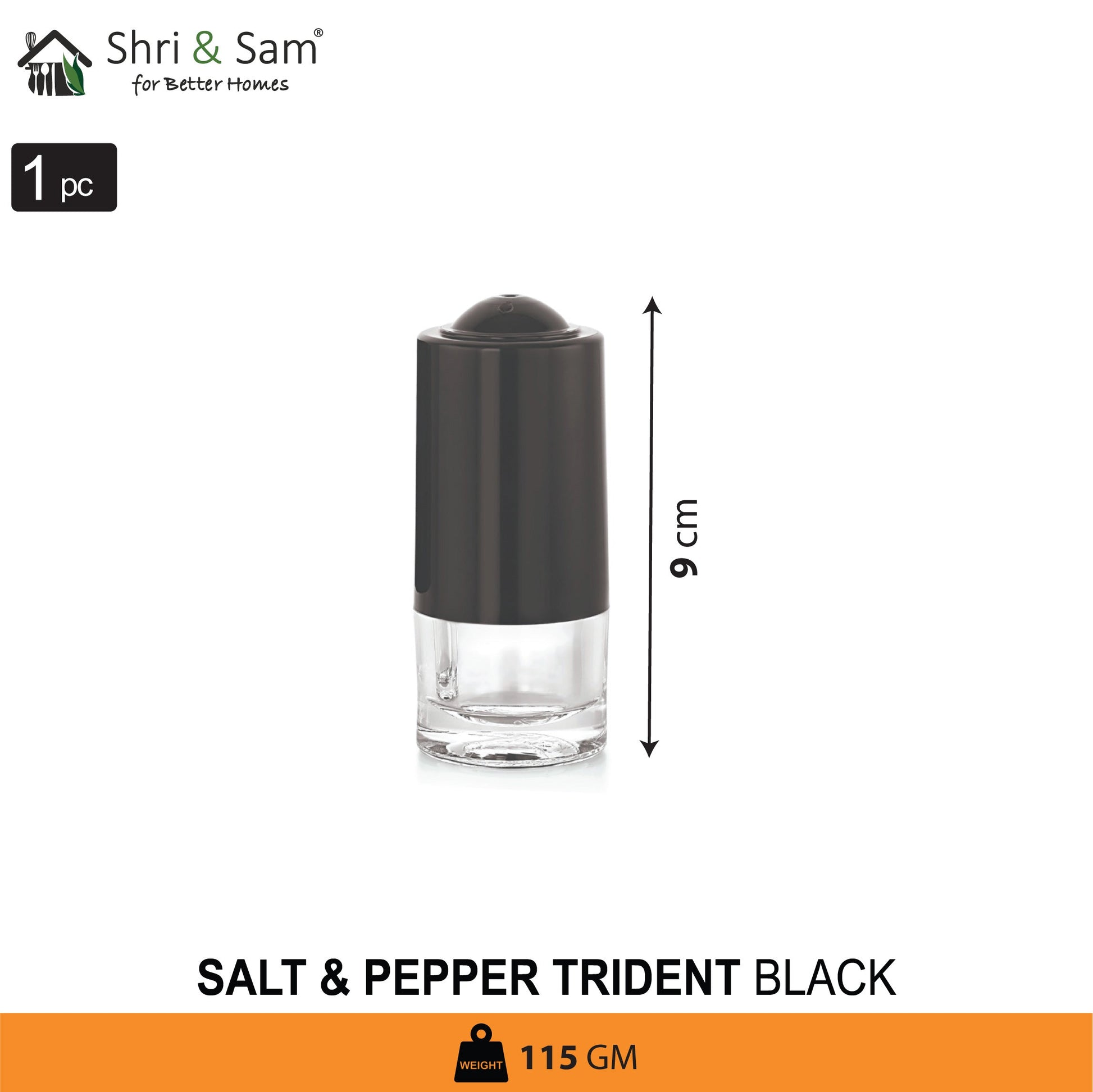 Trident Black Salt & Pepper