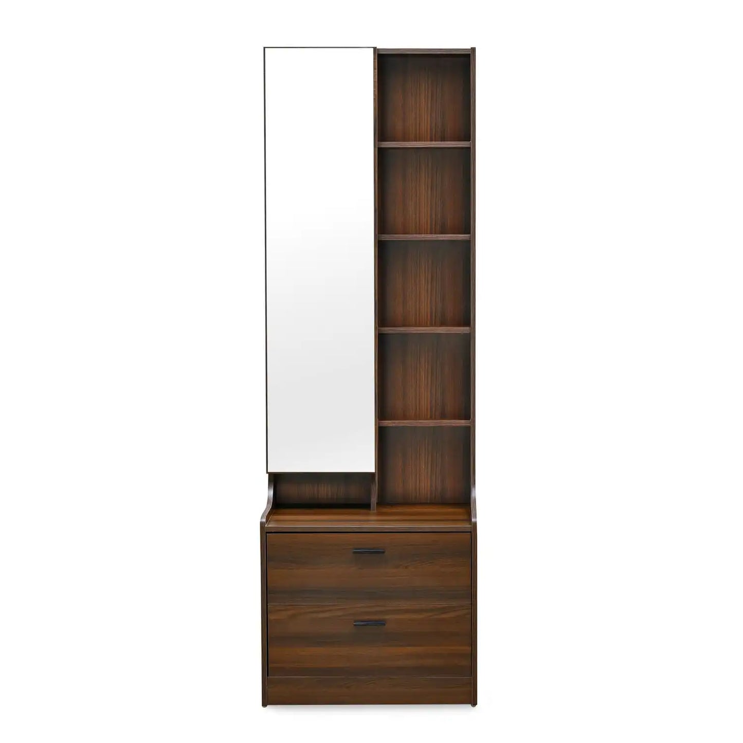 Nilkamal Serra Dresser with Mirror (Walnut)