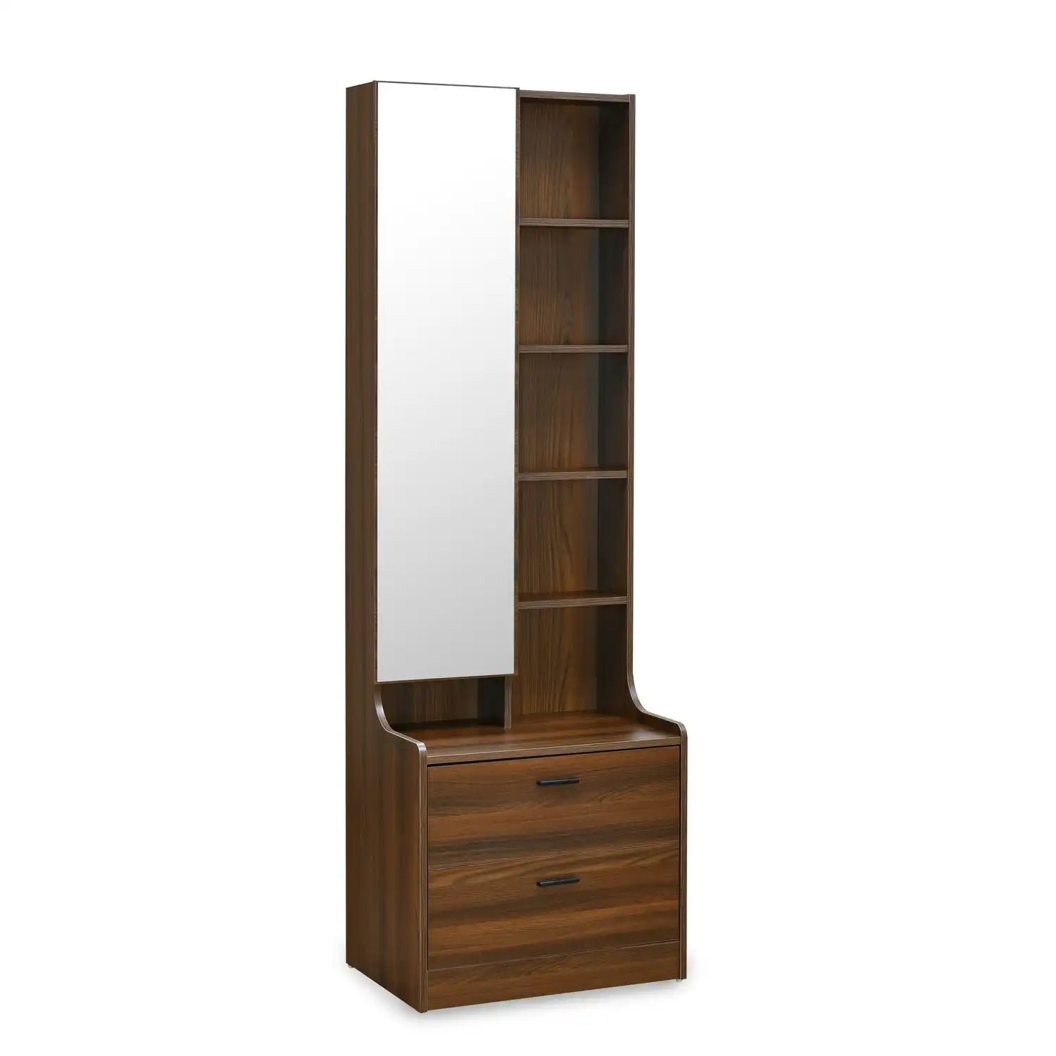 Nilkamal Serra Dresser with Mirror (Walnut)