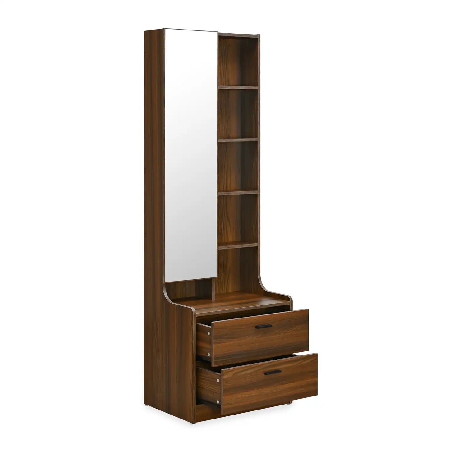 Nilkamal Serra Dresser with Mirror (Walnut)