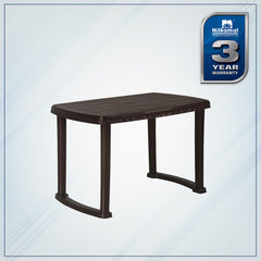 Nilkamal Shahenshah Dining Table (Weather Brown)