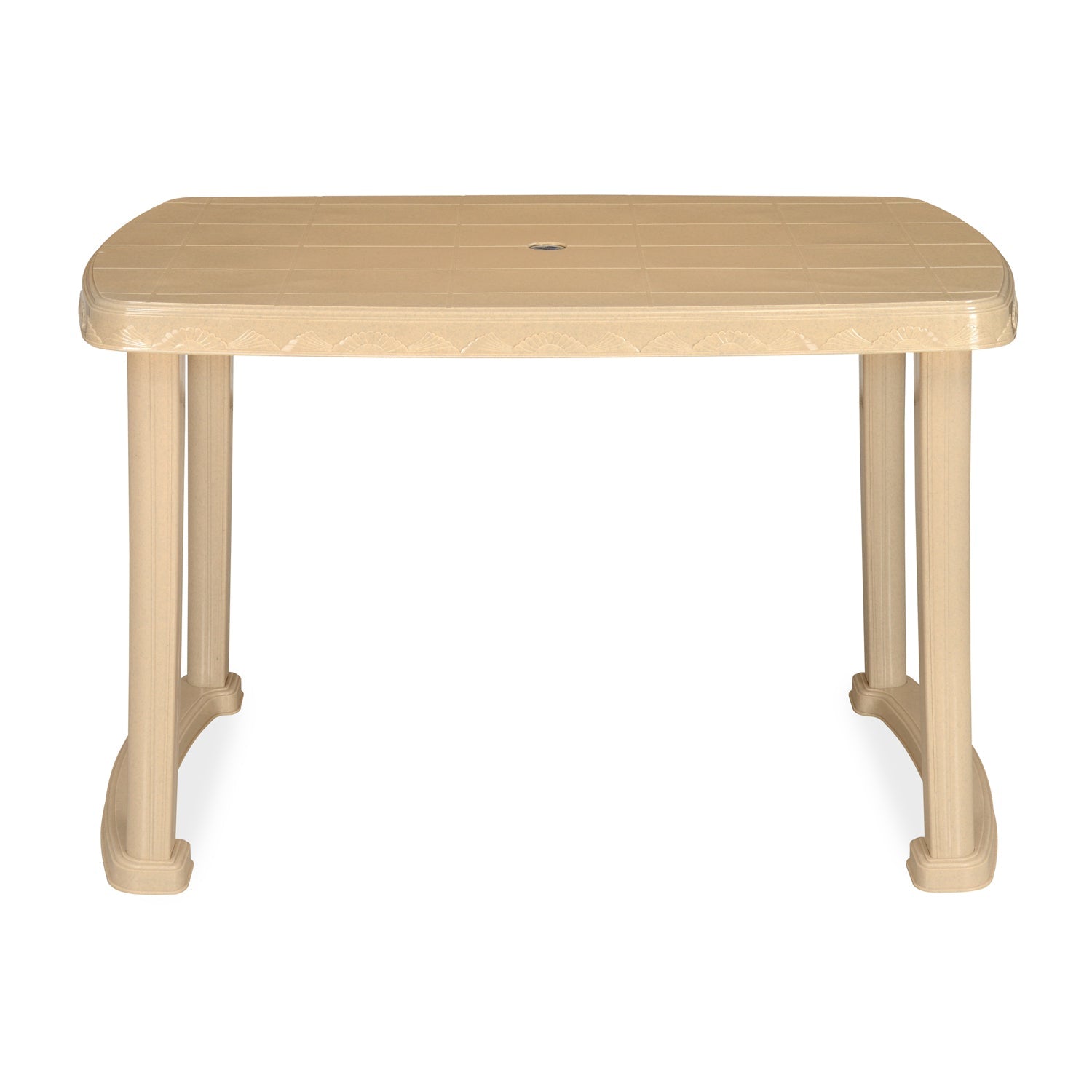 Nilkamal Shahenshah Dining Table (Marble Beige)