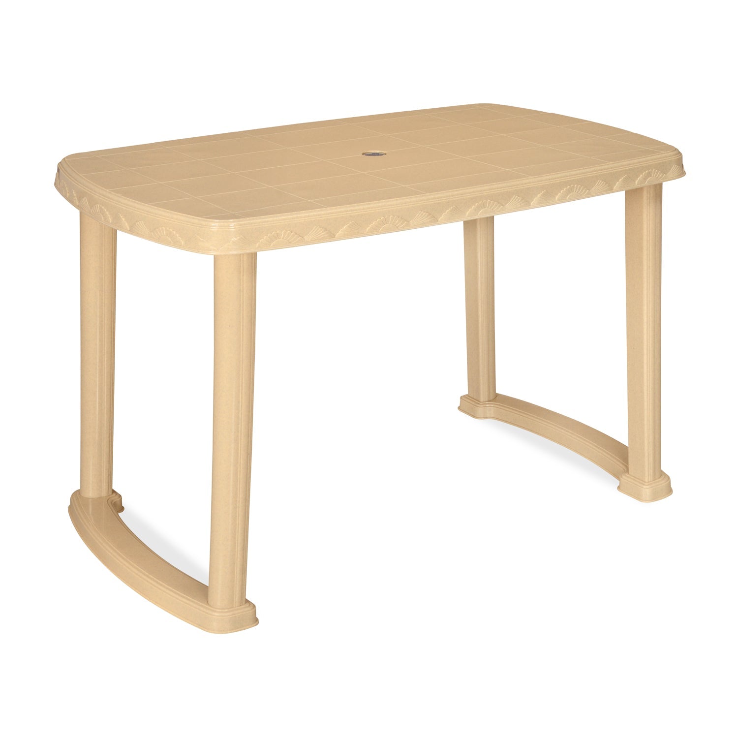 Nilkamal Shahenshah Dining Table (Marble Beige)