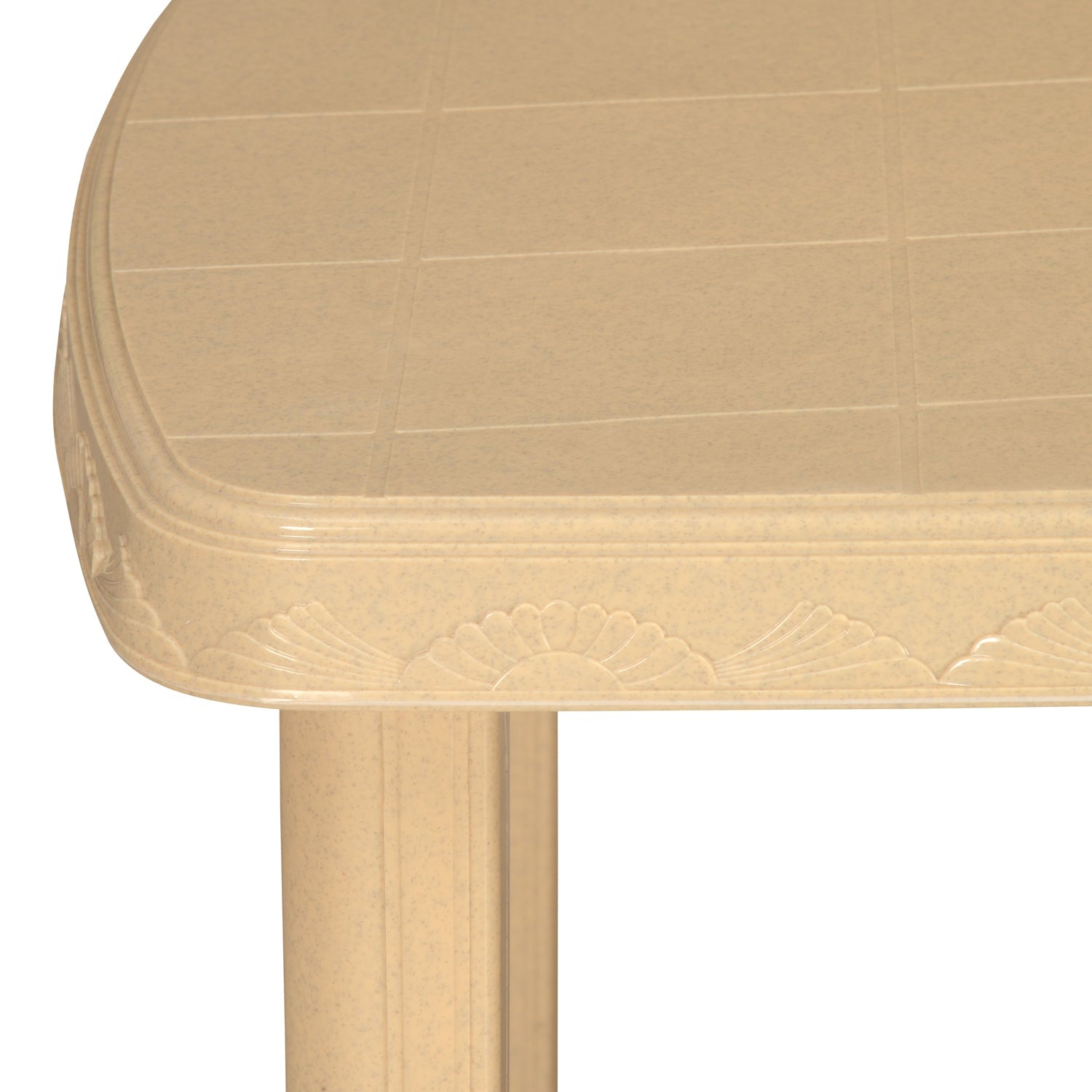 Nilkamal Shahenshah Dining Table (Marble Beige)