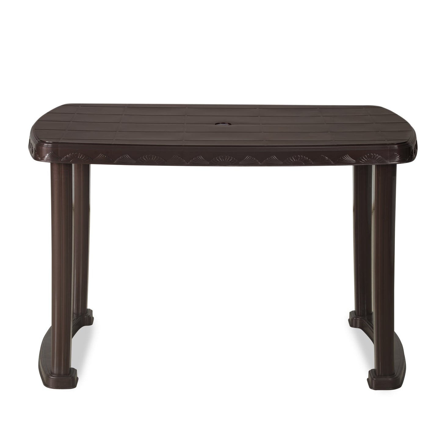 Nilkamal Shahenshah Dining Table (Weather Brown)