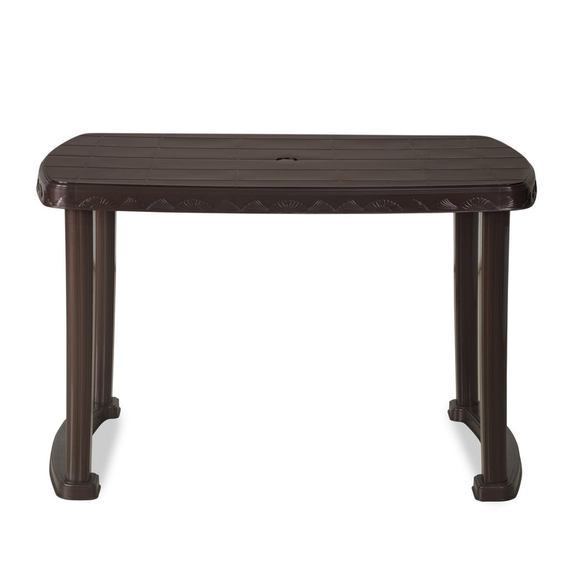 Nilkamal Shahenshah Dining Table (Weather Brown)